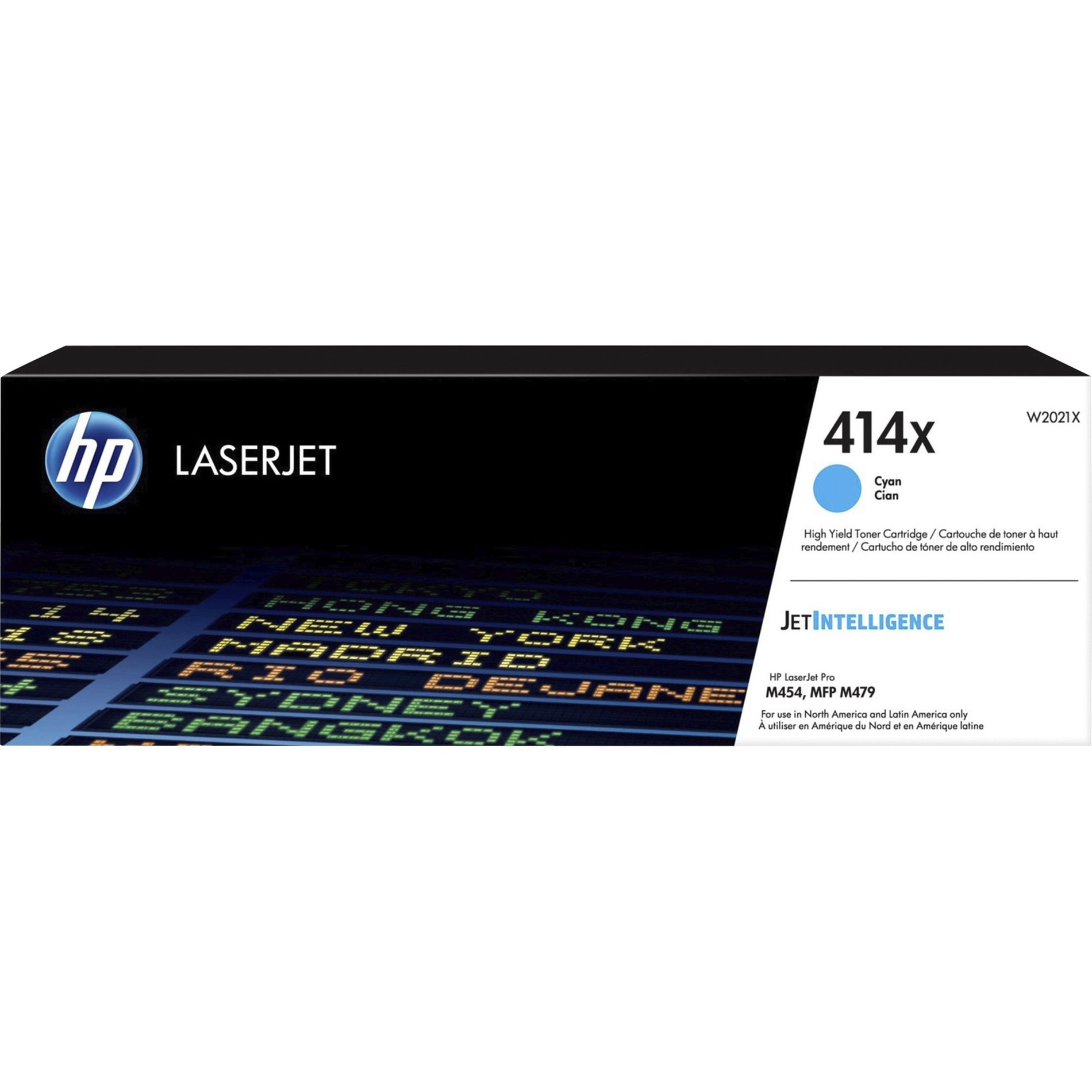 HP W2021X 414X Hohe Ergiebigkeit Cyan Original LaserJet Toner Cartridge 6000 Seiten