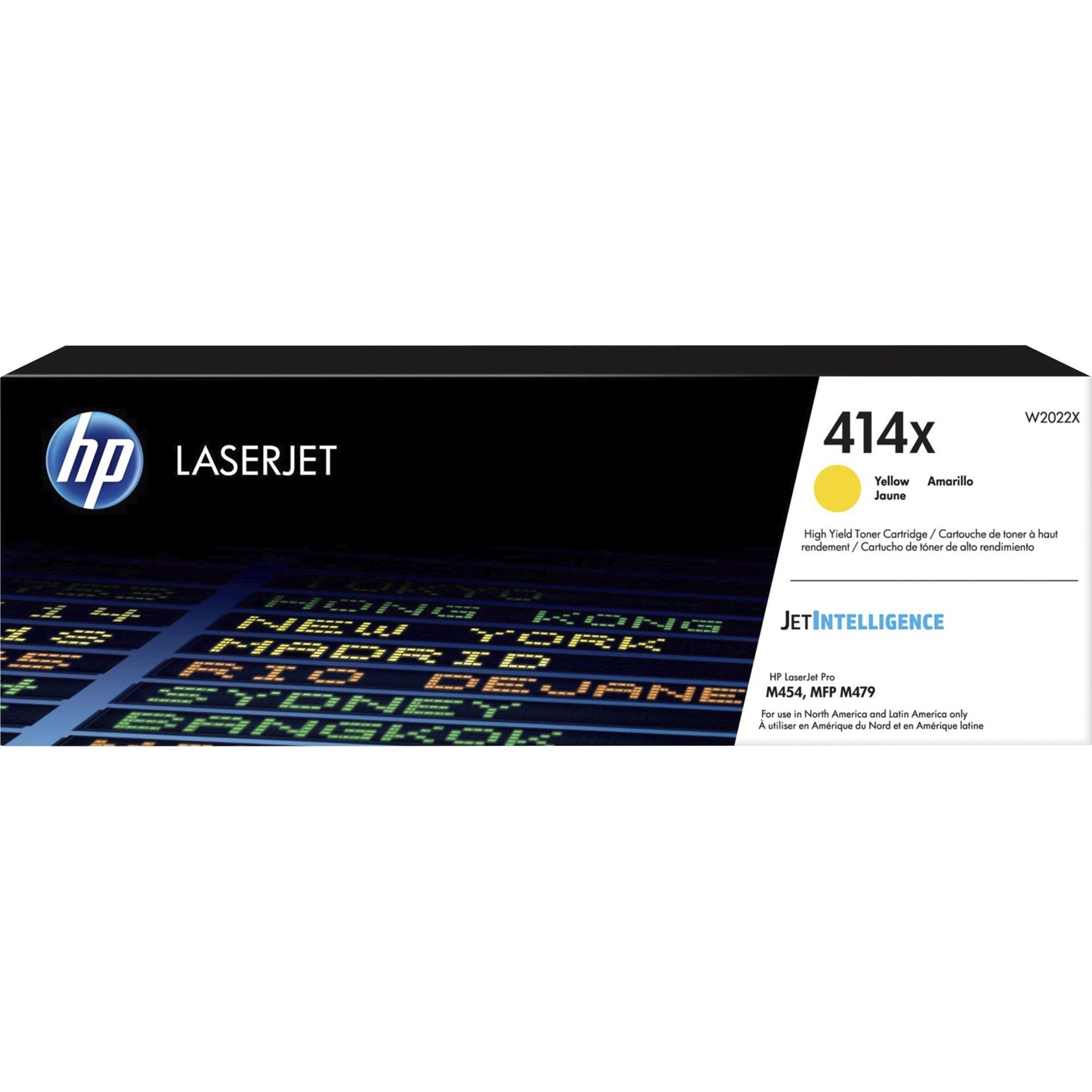 HP W2022X 414X Hochleistungs-Gelb Original LaserJet Tonerkartusche 6000 Seiten