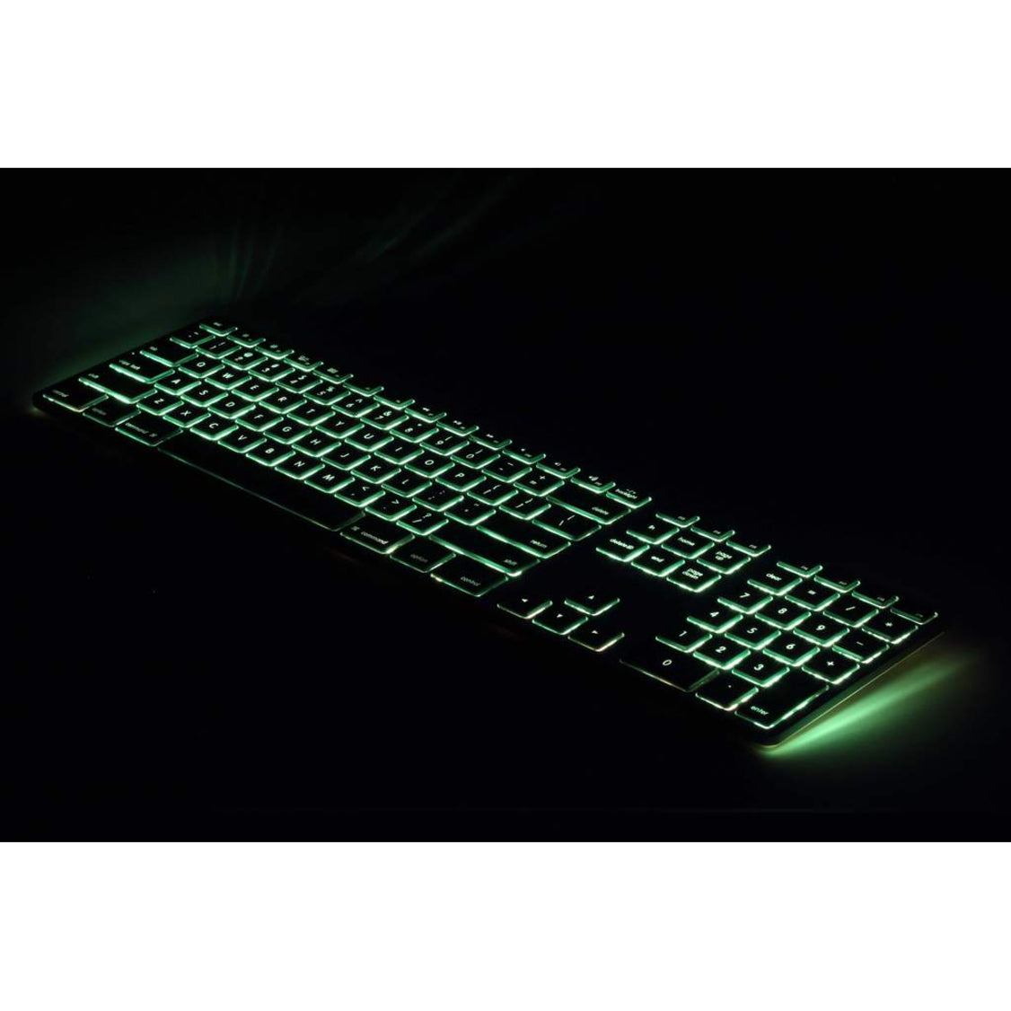 Matias FK318LS RGB Backlit Wired Aluminum Keyboard for Mac - Silver, English (US), 104 Keys, Scissors Keyswitch Technology