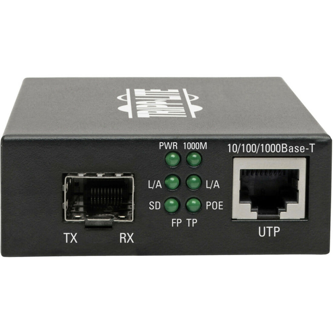 Tripp Lite N785-P01-SFP Gigabit SFP Fiber to Ethernet Media Converter, POE+ - 10/100/1000 Mbps