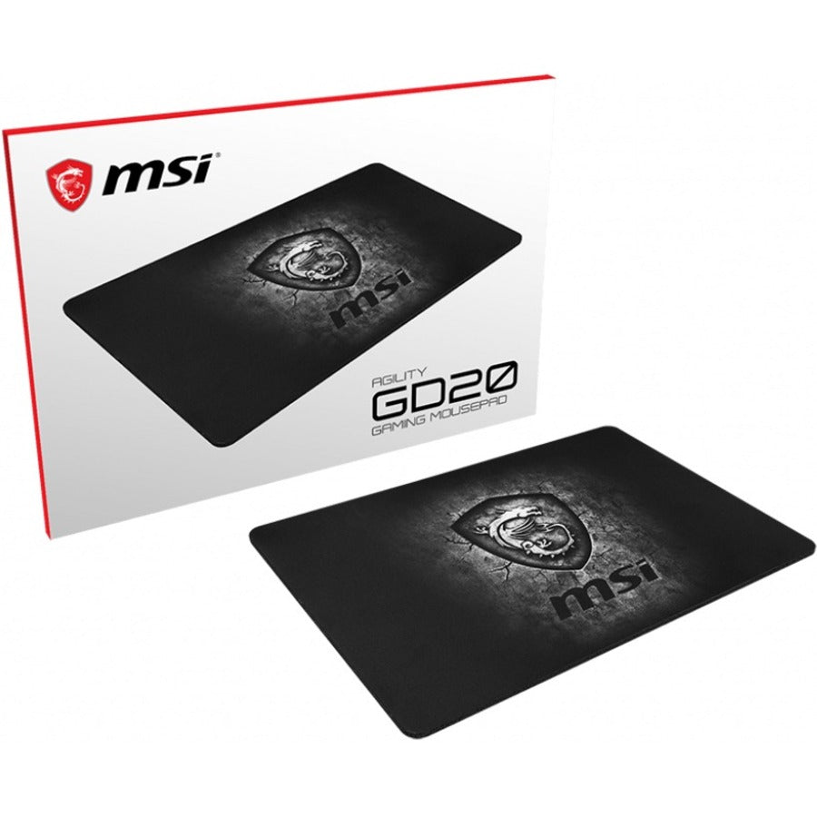 MSI AGILITY GD20 Gaming Mousepad, Smooth, Non-slip Base, Comfortable