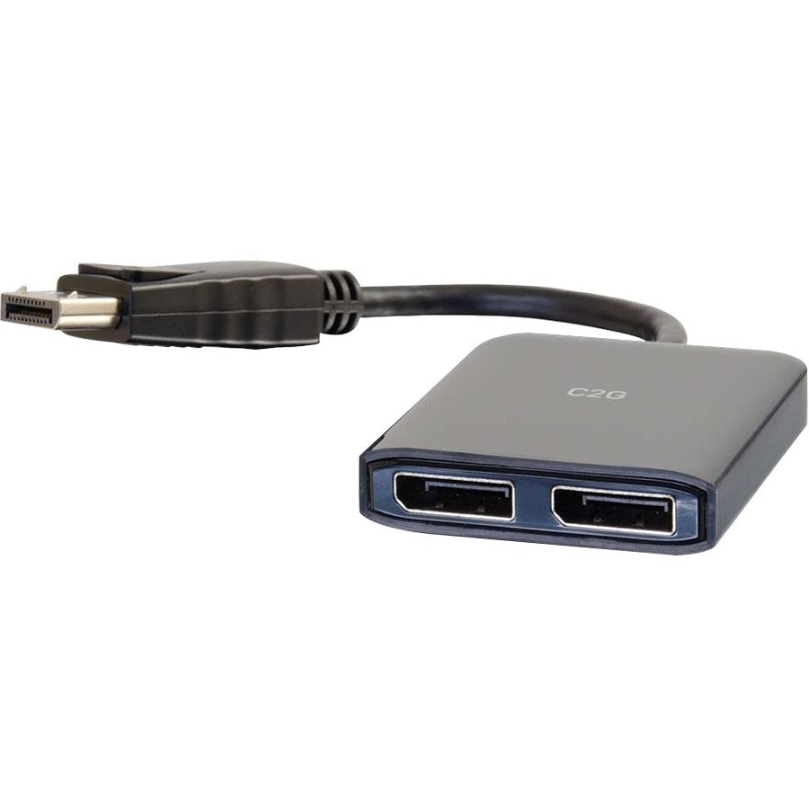 C2G 54291 DisplayPort to DisplayPort Splitter MST Hub - Dual Monitor Adapter, 4K Resolution