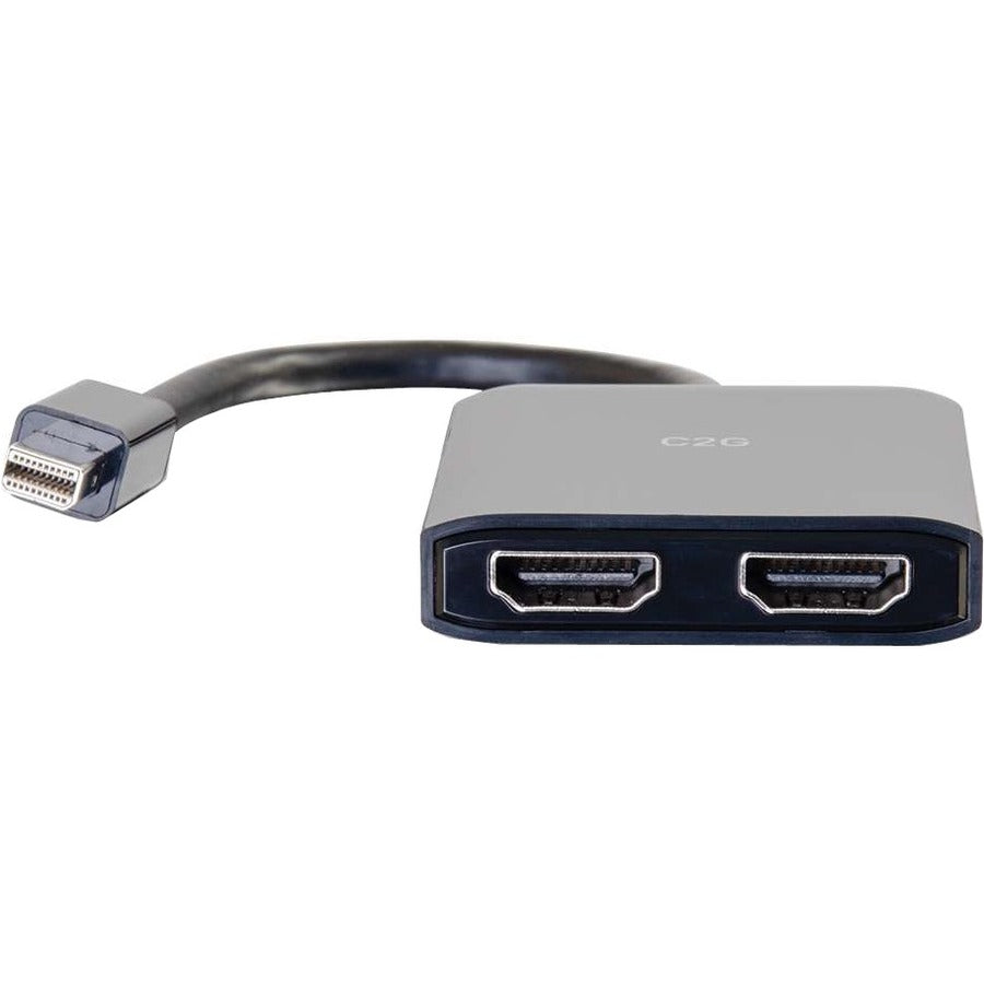 C2G 54292 DisplayPort to HDMI Display Splitter - Dual Monitor Adapter Converter, 2 Port K HDMI MST Hub
