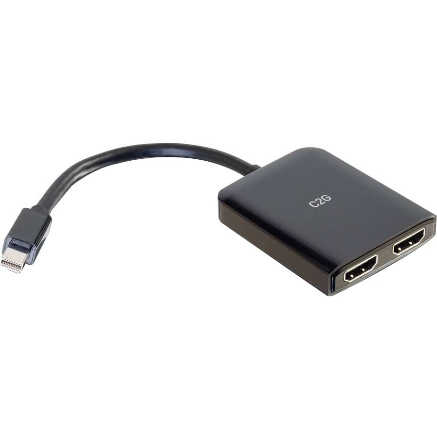 C2G 54292 DisplayPort to HDMI Display Splitter - Dual Monitor Adapter Converter, 2 Port K HDMI MST Hub