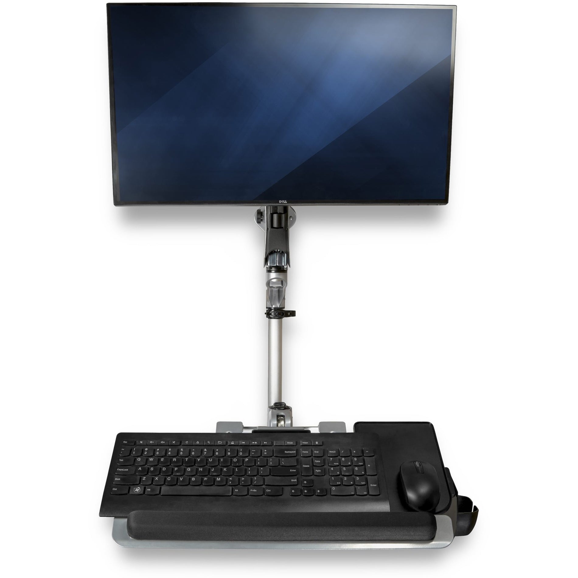 StarTech.com WALLSTSI1 Wall-Mounted Computer Workstation - Premium, Height Adjustable Sit Stand Desk