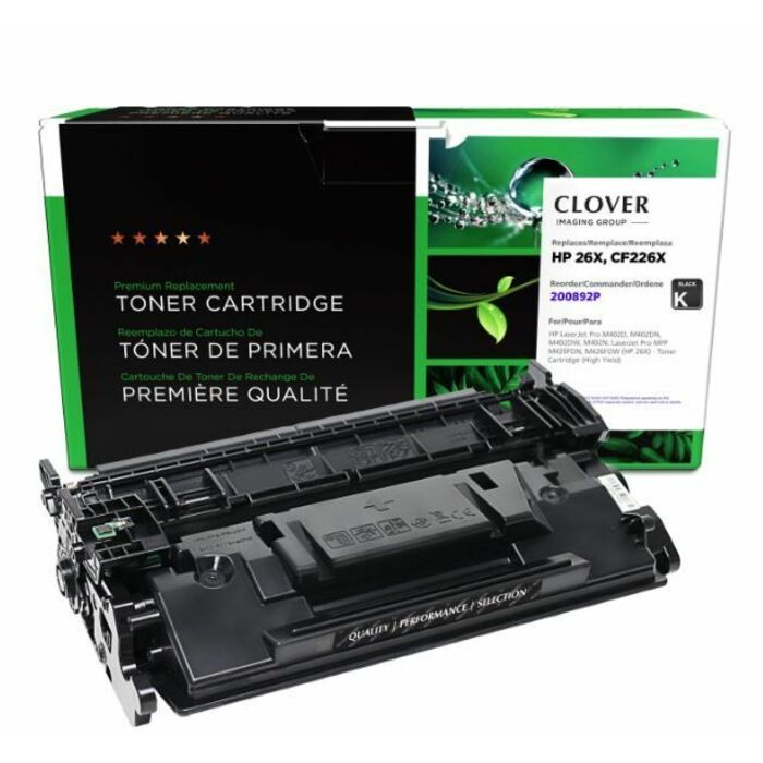 Clover Technologies 200892P Toner Cartridge, High Yield, Black, 9000 Pages