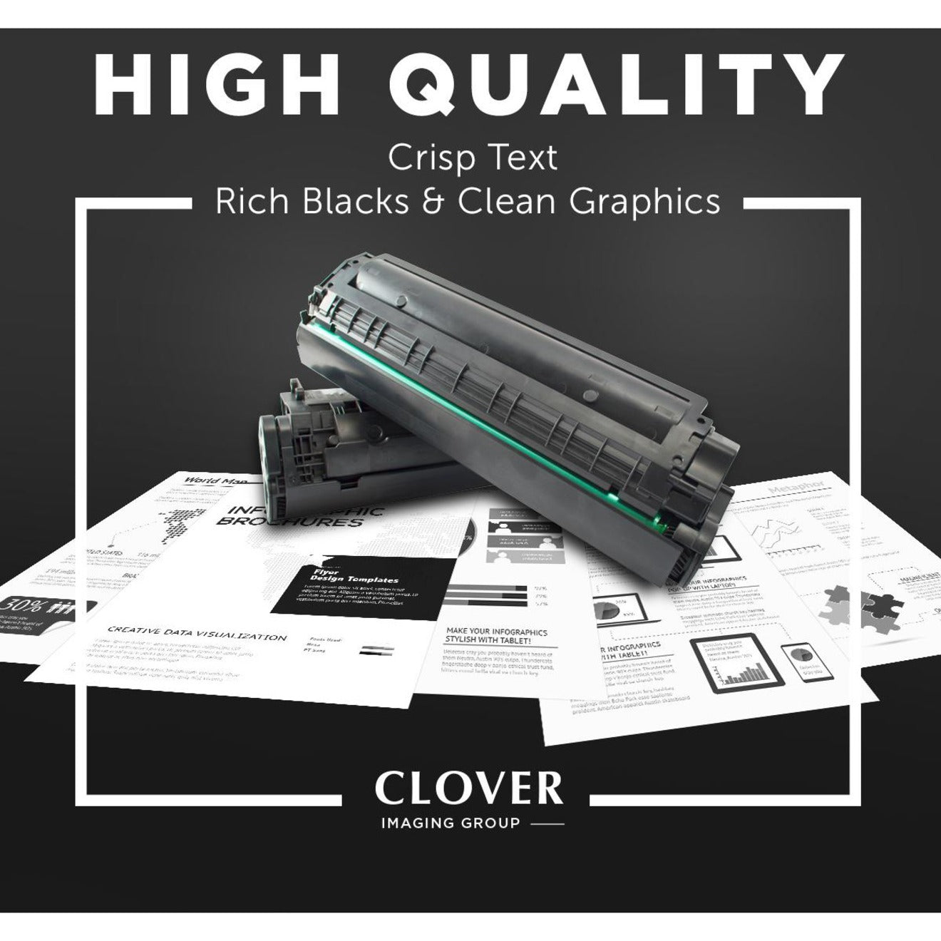 Clover Technologies 200991P Remanufactured High Yield Toner Cartridge for Brother TN850, 2 Year Warranty, 8000 Pages