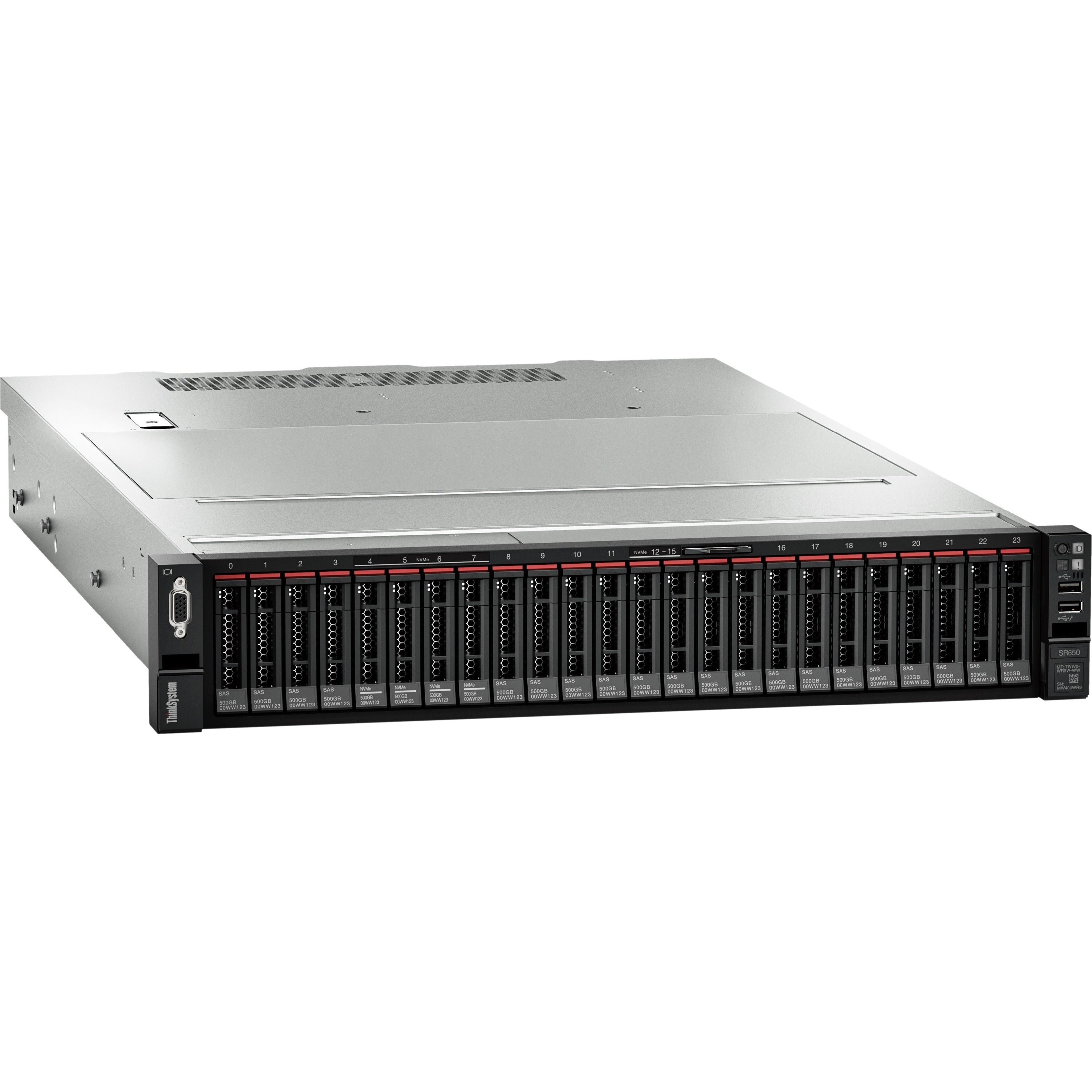 Lenovo 7X06A0FLNA ThinkSystem SR650 Server, Hexadeca-core, 32GB RAM, 3 Year Warranty