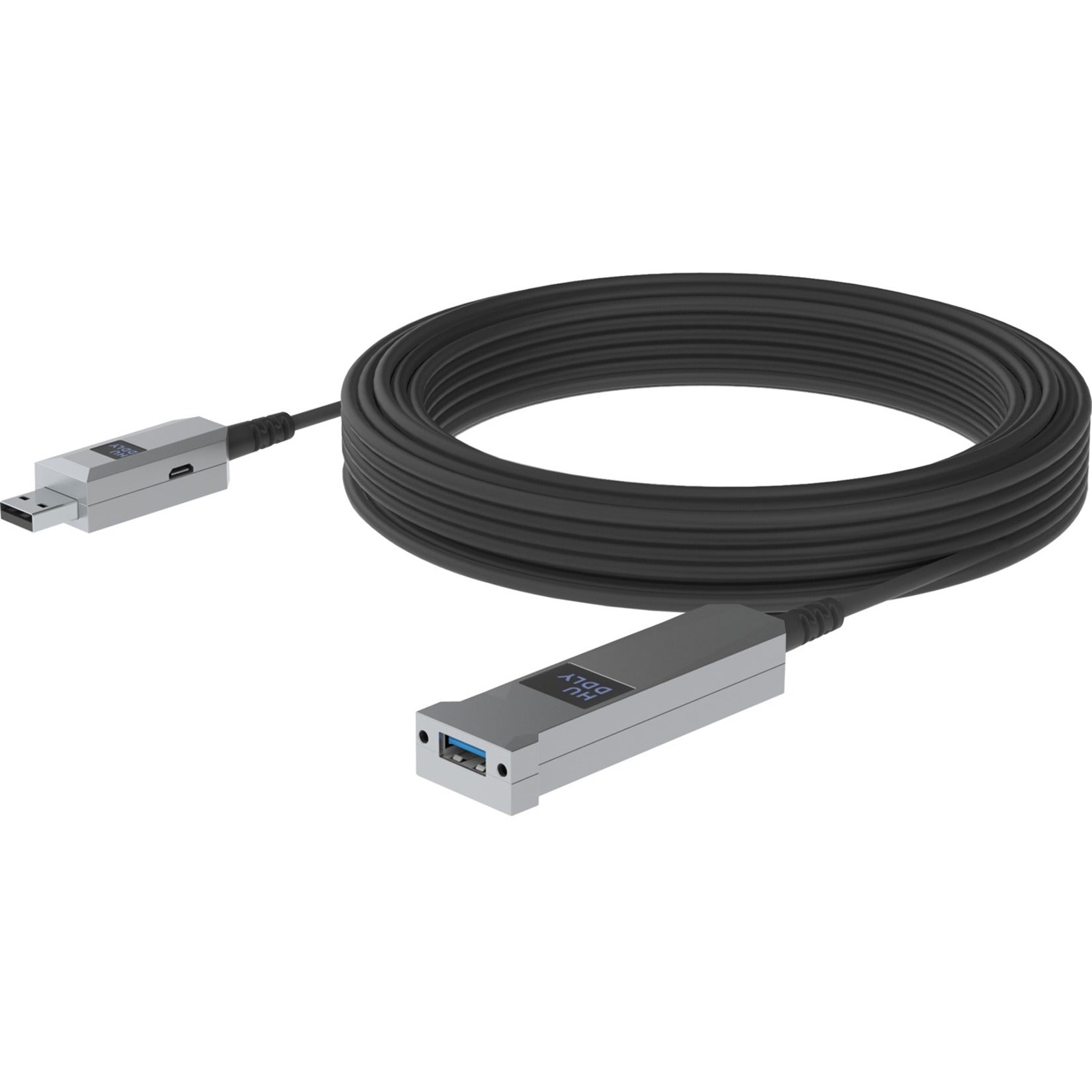 Huddly 7090043790436 USB 3.0 Extension Cable, Active Fiber Optic, 49.21 ft