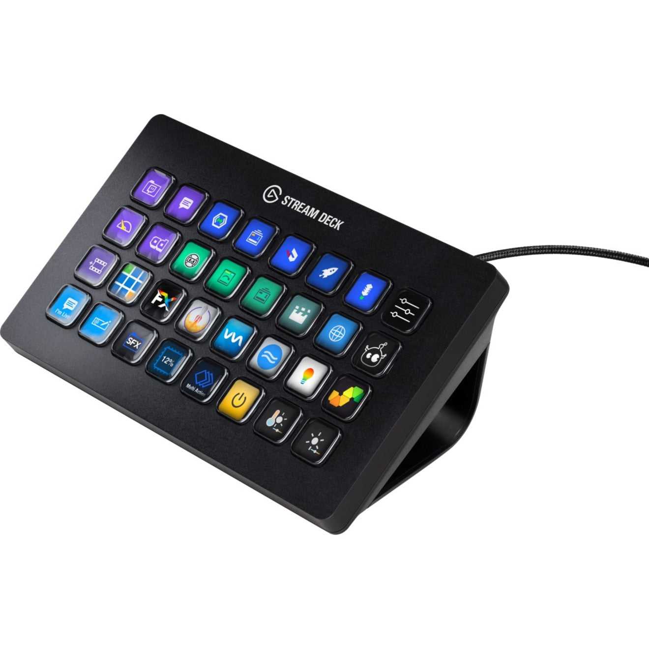 Corsair 10GAT9901 Stream Deck XL Keypad, 32 Keys, USB 3.0, 2 Year Warranty