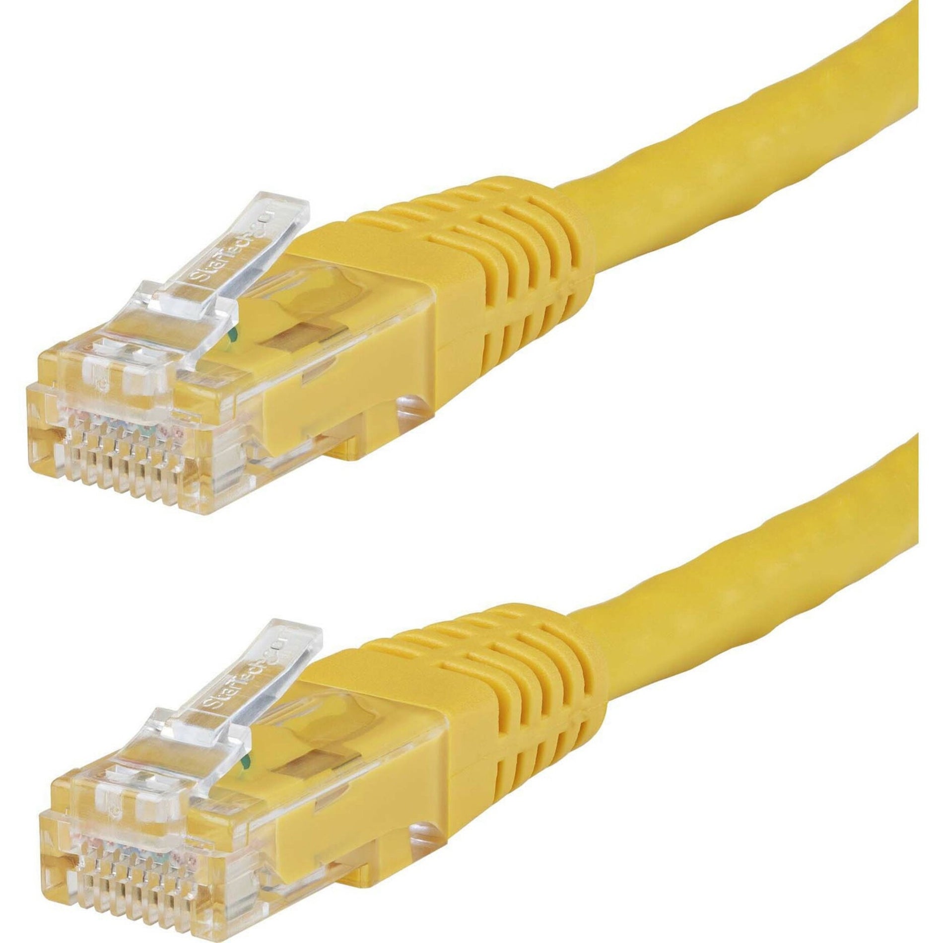 StarTech.com C6PATCH6YL 6ft Yellow Cat6 UTP Patch Cable, ETL Verified, PoE++, 10 Gbit/s