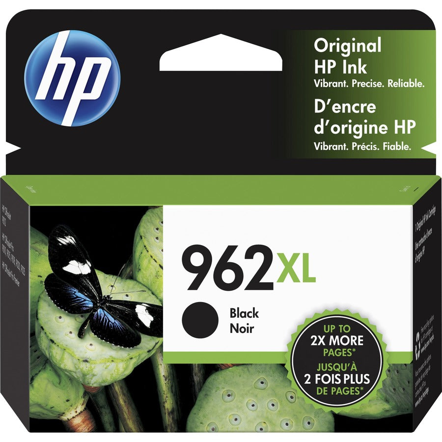 HP 3JA03AN 962XL High Yield Ink Cartridge, 2000 Pages, Black