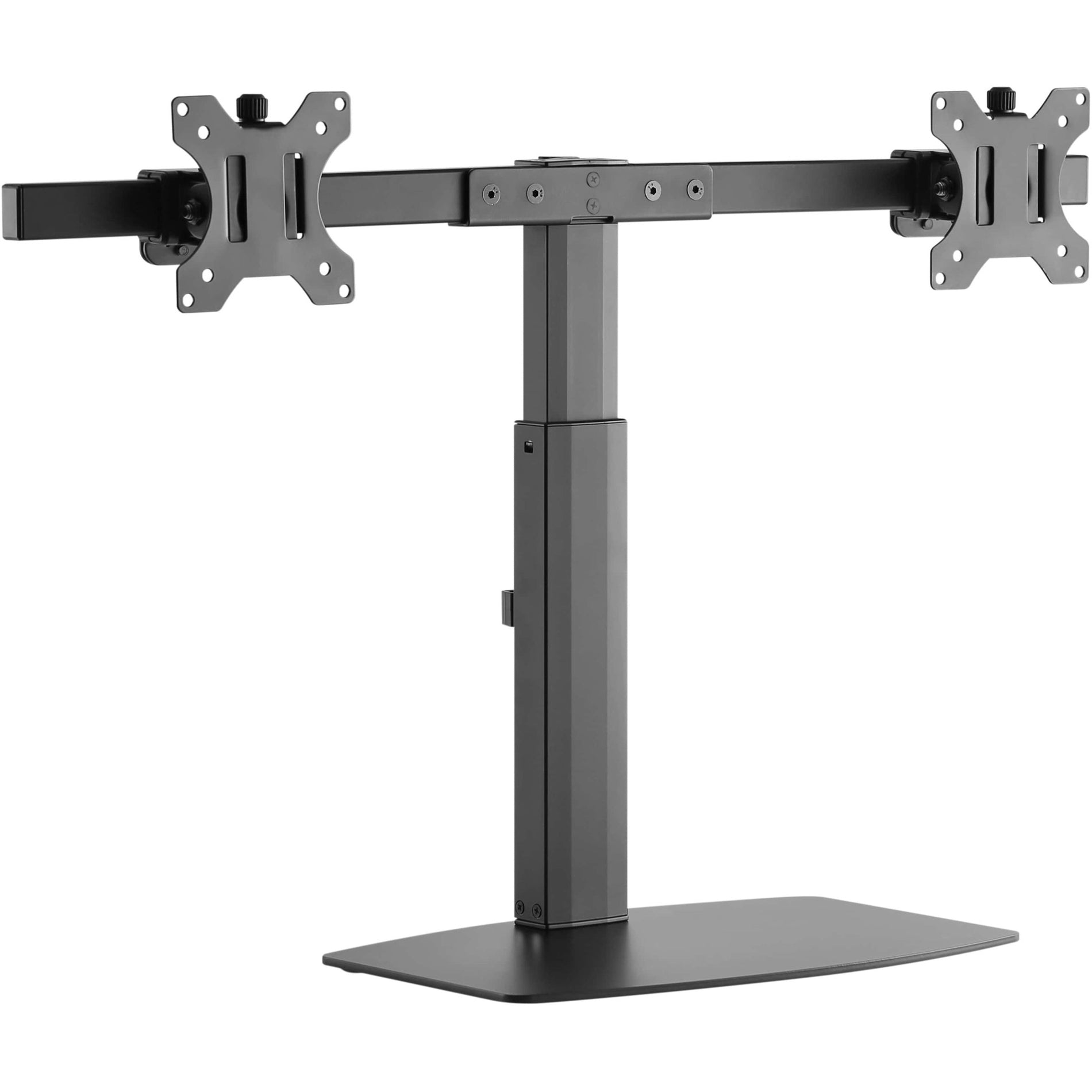 Amer Mounts 2EZH Dual Screen Pneumatic Vertical Lift Monitor Stand, Sturdy and Ergonomic