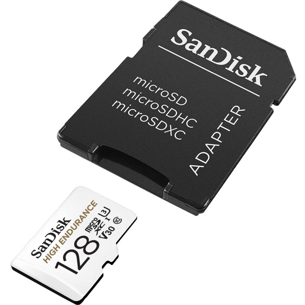 SanDisk SDSQQNR-128G-AN6IA High Endurance microSD Card, 128GB Class 10/UHS-I (U3), 2 Year Warranty