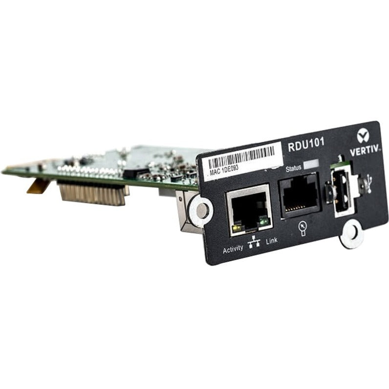 Liebert RDU101 IntelliSlot Network Card, Remote Monitoring