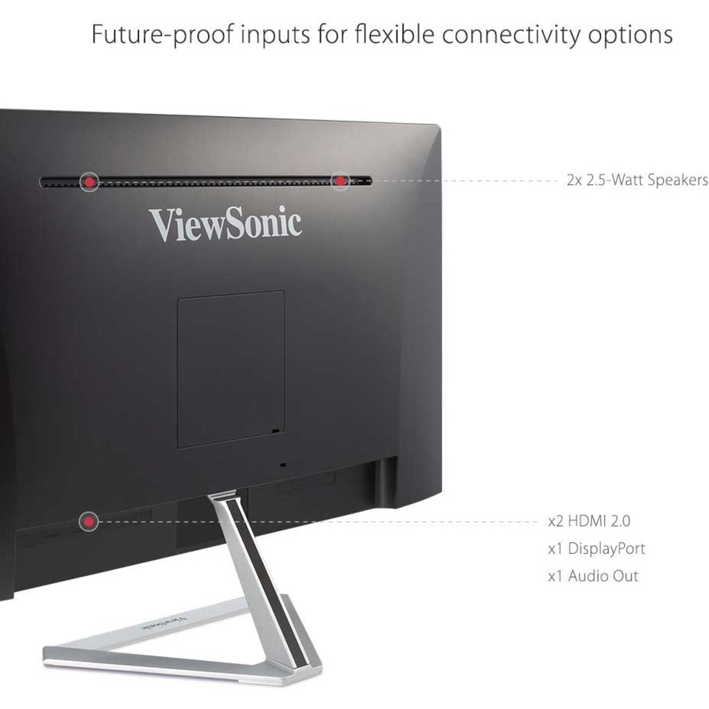 ViewSonic VX2776-4K-MHD 27" 4K UHD Monitor, SuperClear IPS, 3840 x 2160 Resolution, HDMI/DisplayPort