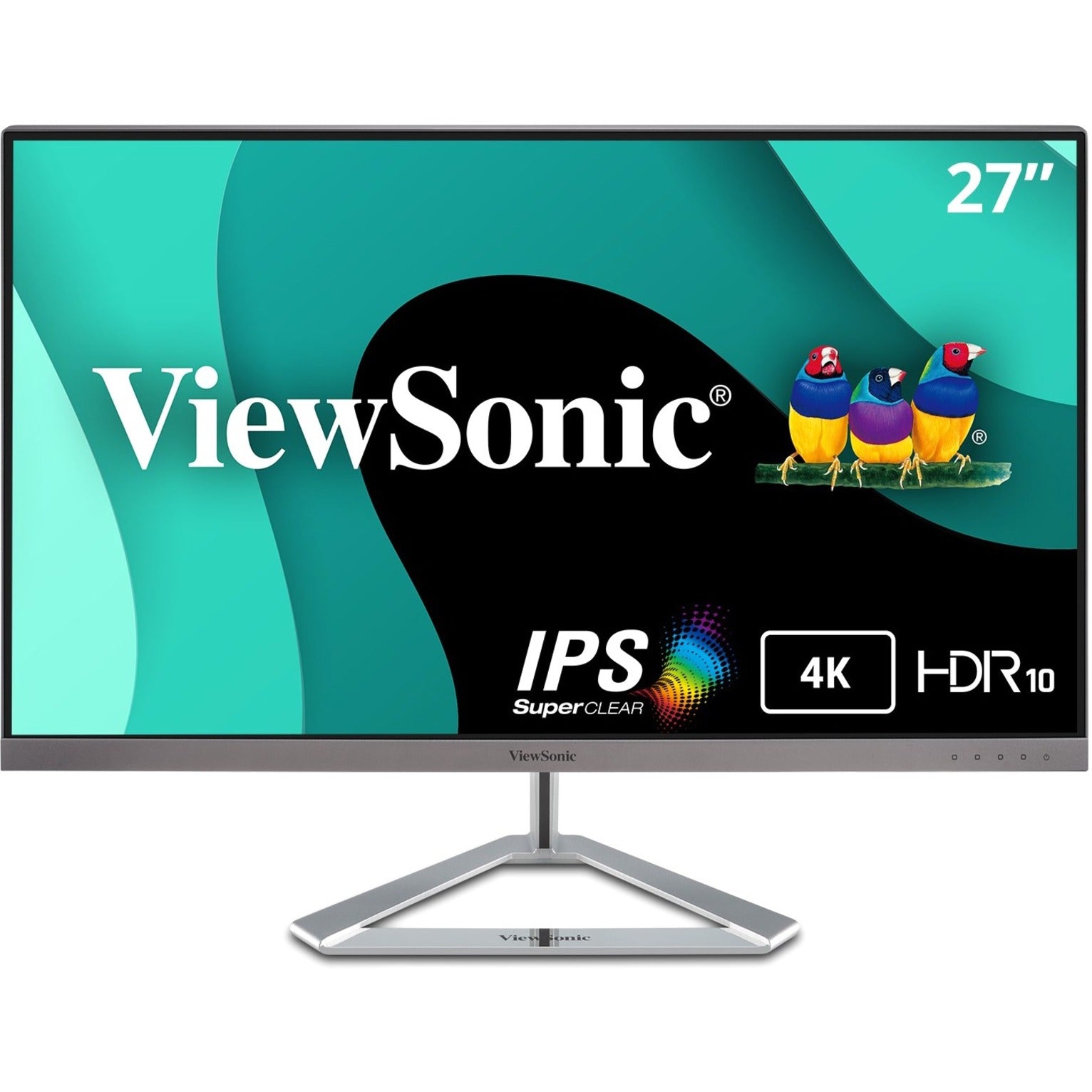 ViewSonic VX2776-4K-MHD 27 4K UHD Monitor, SuperClear IPS, 3840 x 2160 Resolution, HDMI/DisplayPort