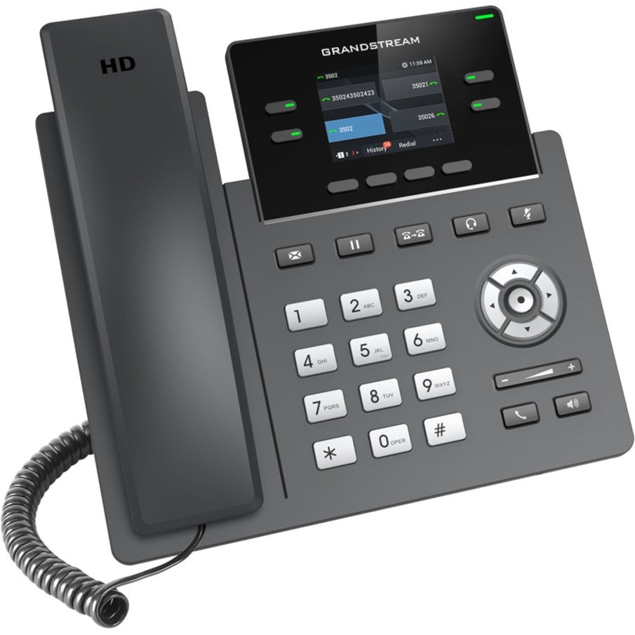 Grandstream GRP2612 2-line Carrier-Grade IP Phone, Color Display, Speakerphone