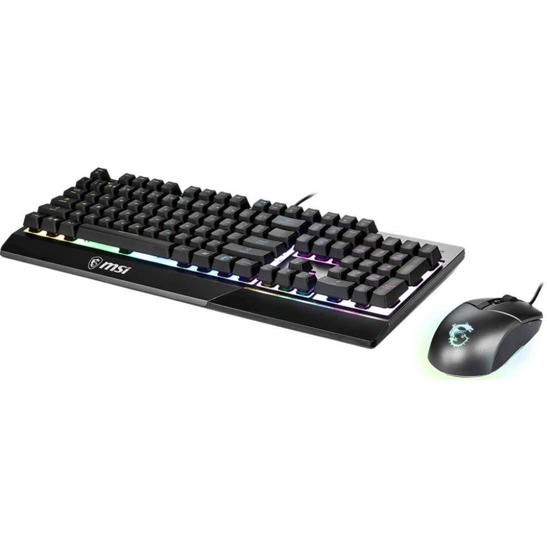 MSI VIGOR GK30 COMBO Gaming Keyboard & Mouse, Mechanical Keyswitch, RGB Lighting, Water Resistant