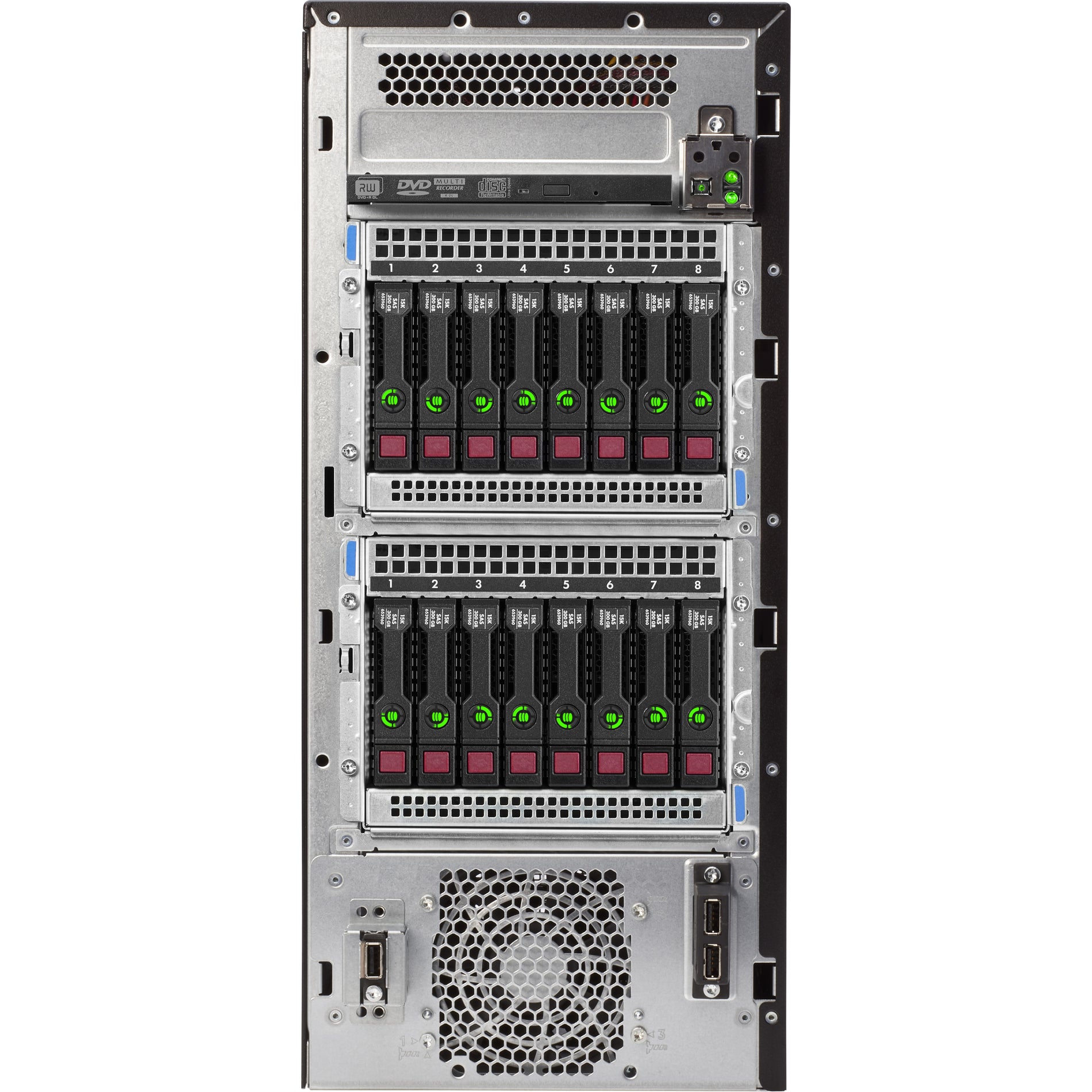 HPE P10812-001 ProLiant ML110 Gen10 4208 2.1GHz 8-core 1P 16GB-R S100i 4LFF 550W PS Server, 16GB DDR4, RAID Supported