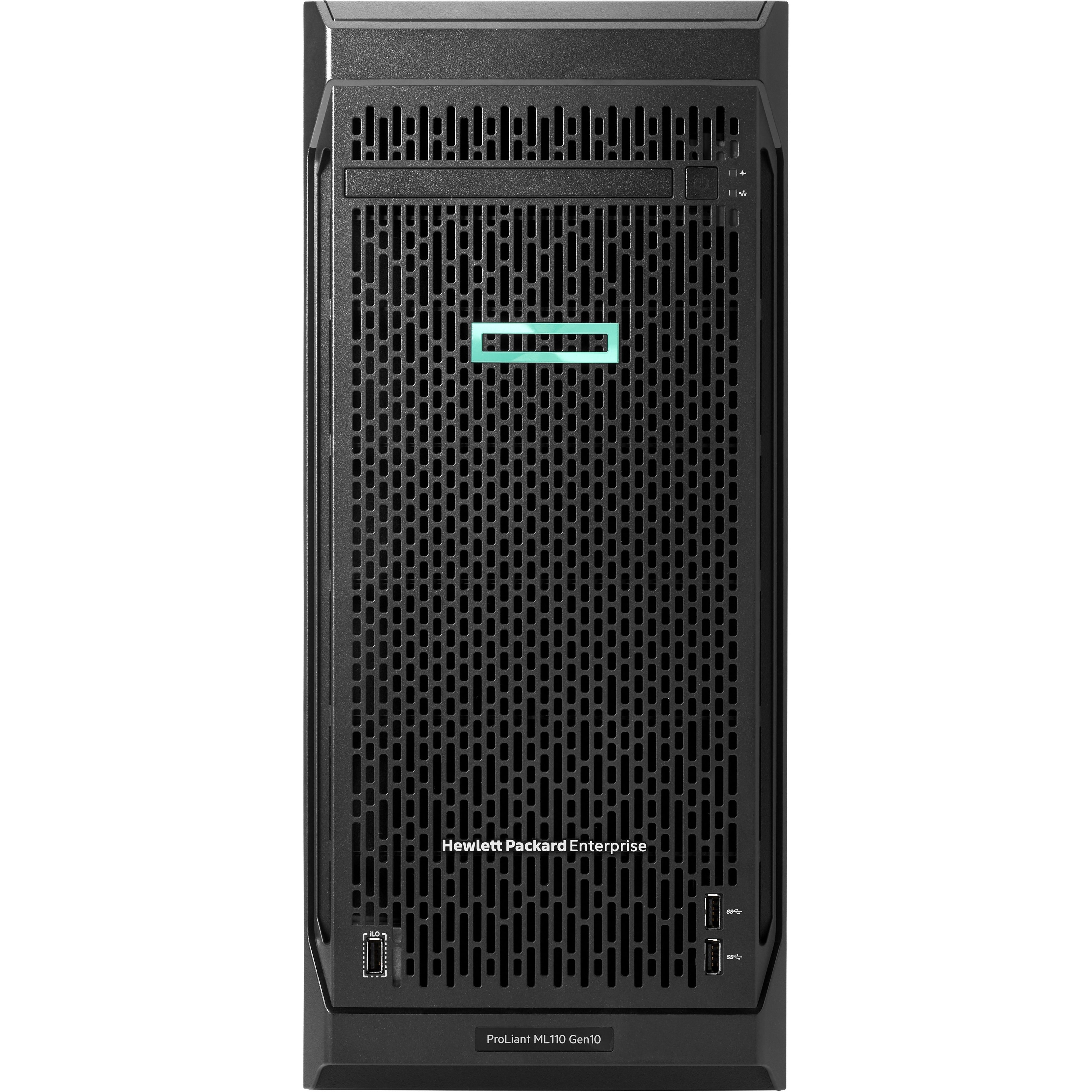 HPE P10812-001 ProLiant ML110 Gen10 4208 2.1GHz 8-core 1P 16GB-R S100i 4LFF 550W PS Server, 16GB DDR4, RAID Supported