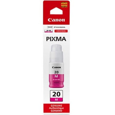 Canon 3395C001 GI-20 Magenta Ink Bottle - Ink Refill Kit, for Canon PIXMA Printers