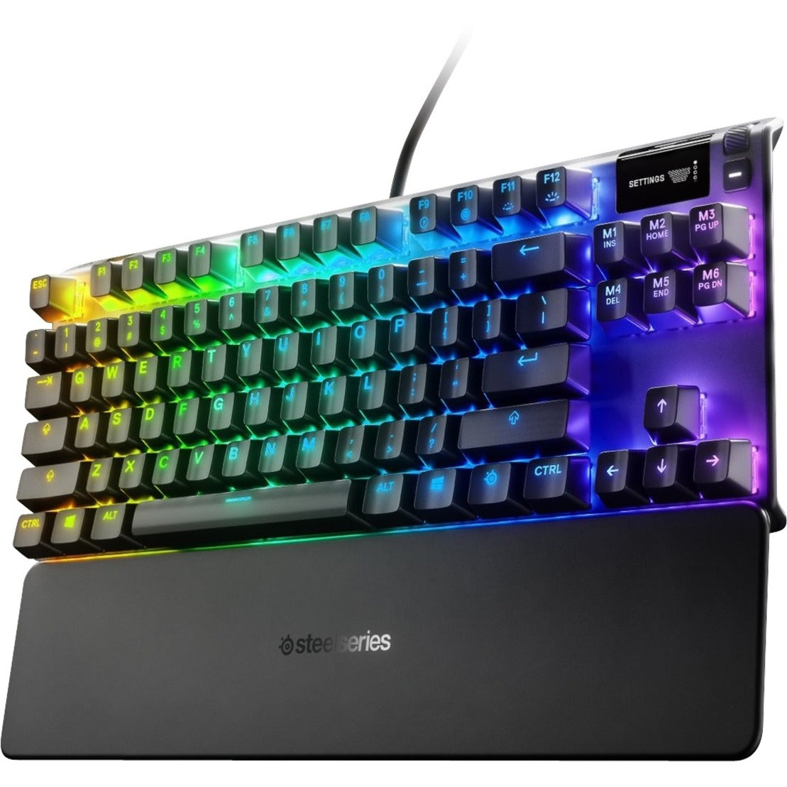 SteelSeries 64758 Apex 7 TKL Mechanical Gaming Keyboard, Compact and Responsive for Windows and Mac OS