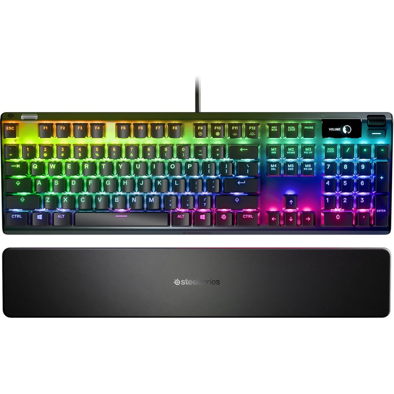SteelSeries 64774 Apex 7 Mechanical Gaming Keyboard, RGB Backlit, Volume Control, USB Wired