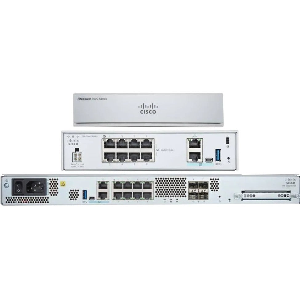 Cisco FPR1120-ASA-K9 Firepower 1120 ASA Appliance, 1U, Network Security/Firewall