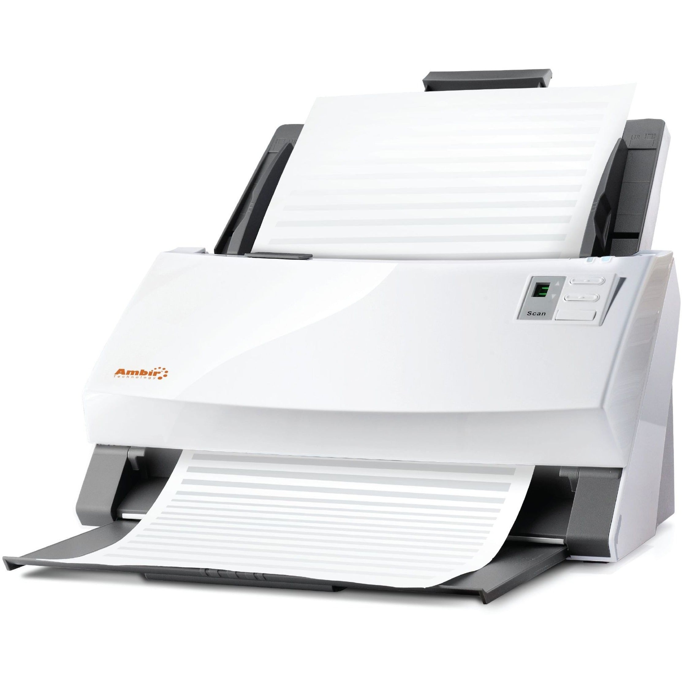 Ambir DS340-AS ImageScan Pro 340u Duplex Sheetfed Scanner - Fast and Efficient Scanning for Cards and Documents