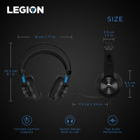 Lenovo Legion H300 Stereo Gaming Headset (GXD0T69863) Alternate-Image10 image