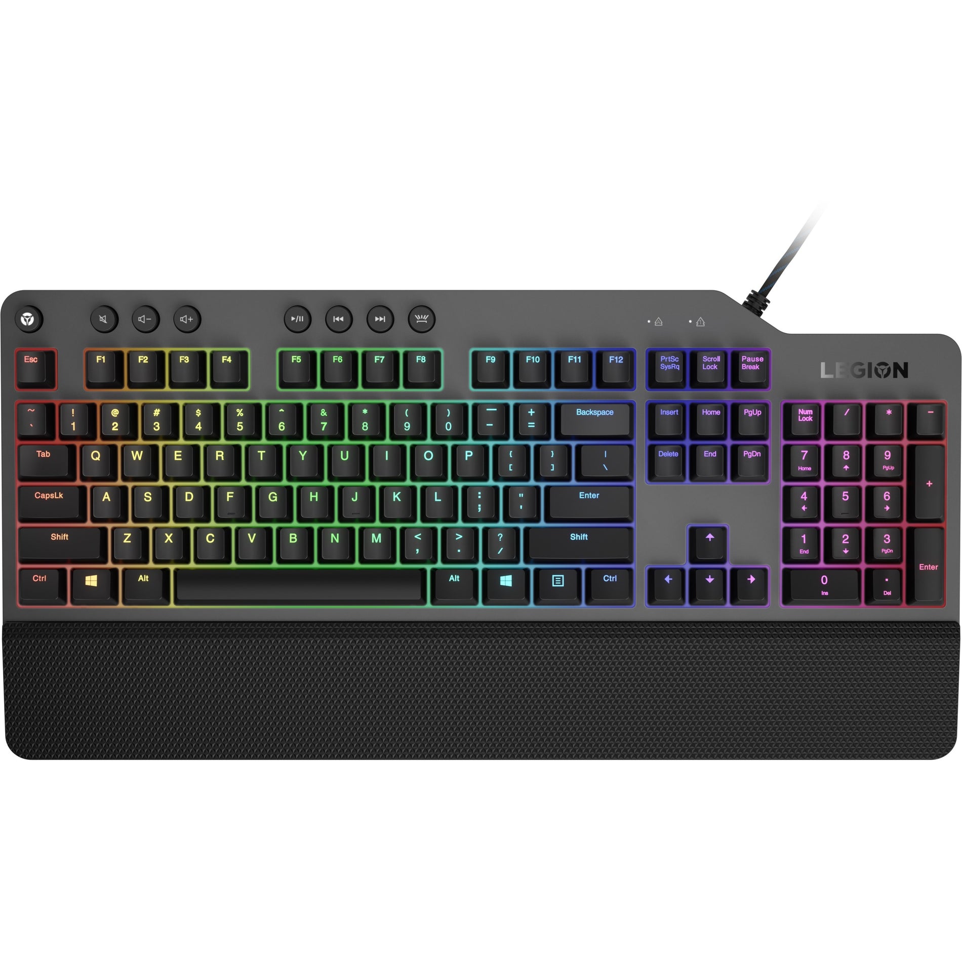 Lenovo Legion K500 RGB Mechanical Gaming Keyboard (US English) (GY40T26478) Top image