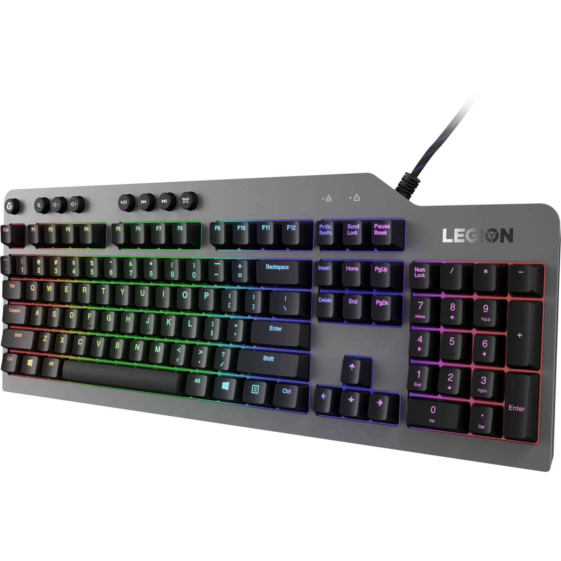 Lenovo Legion K500 RGB Mechanical Gaming Keyboard (US English) (GY40T26478) Alternate-Image3 image