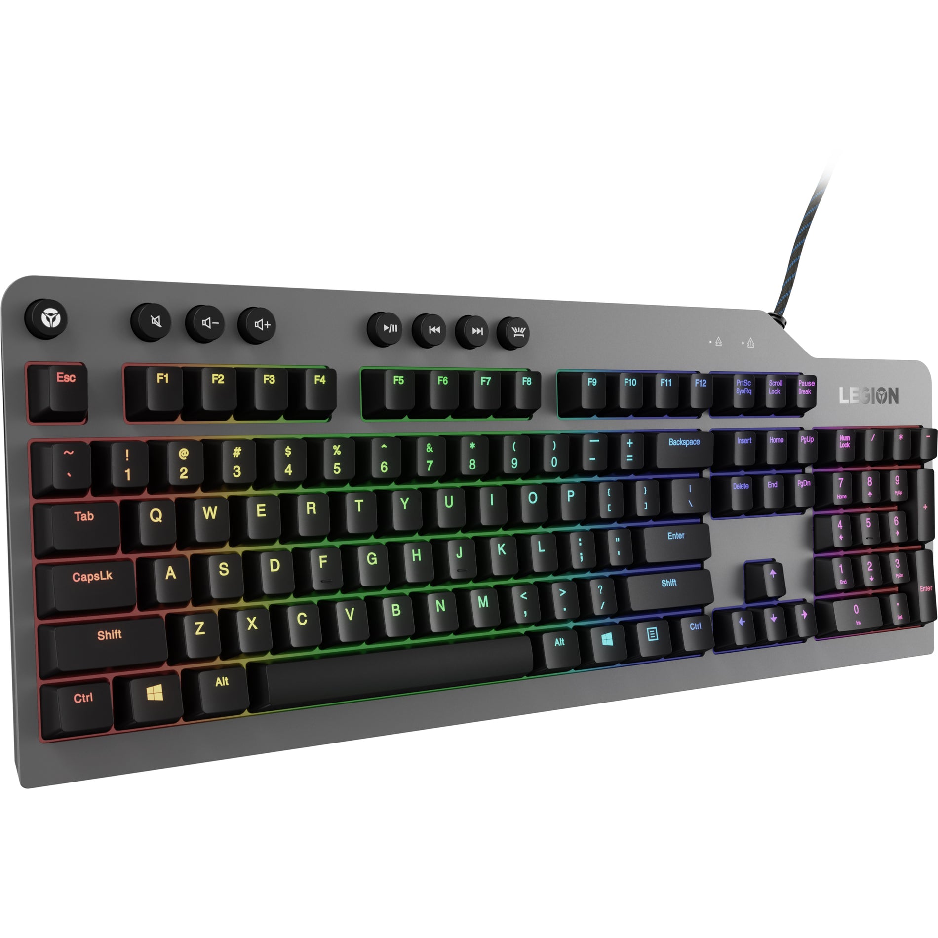 Lenovo Legion K500 RGB Mechanical Gaming Keyboard (US English) (GY40T26478) Alternate-Image2 image