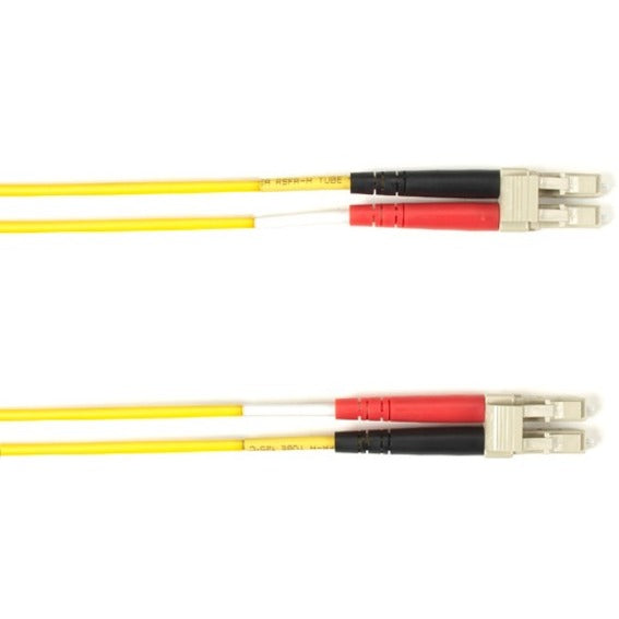 Black Box FOCMPM4-030M-LCLC-YL Fiber Optic Duplex Patch Network Cable, 98.40 ft, 10 Gbit/s, Multi-mode
