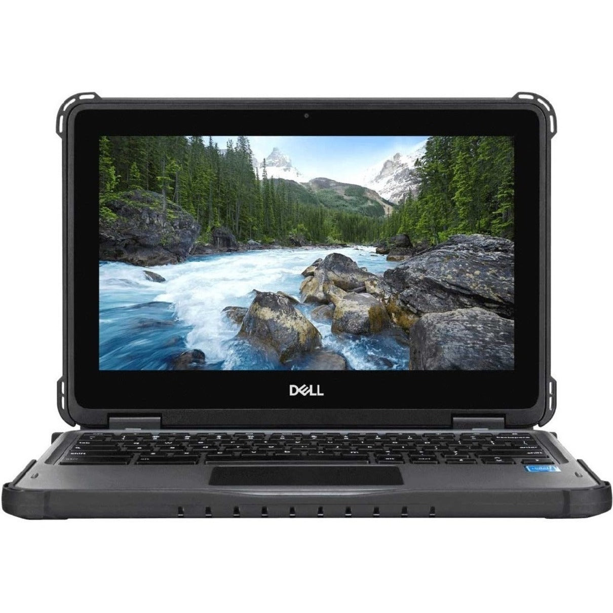 Targus THZ797GLZ 11.6" Commercial-Grade Form-Fit Cover for Dell Chromebook 3100 2-in-1, Black