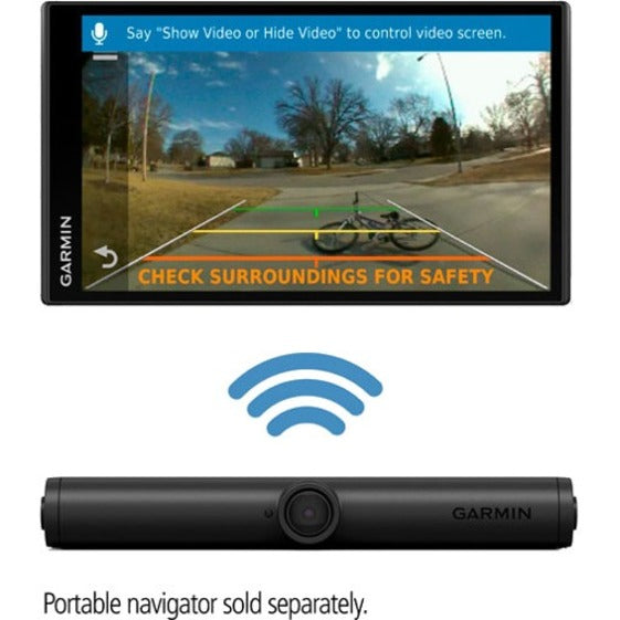 Garmin 010-01866-00 BC 40 Wireless Backup Camera With License Plate Mount, Maximum Video Resolution 1280 x 720, 15 fps