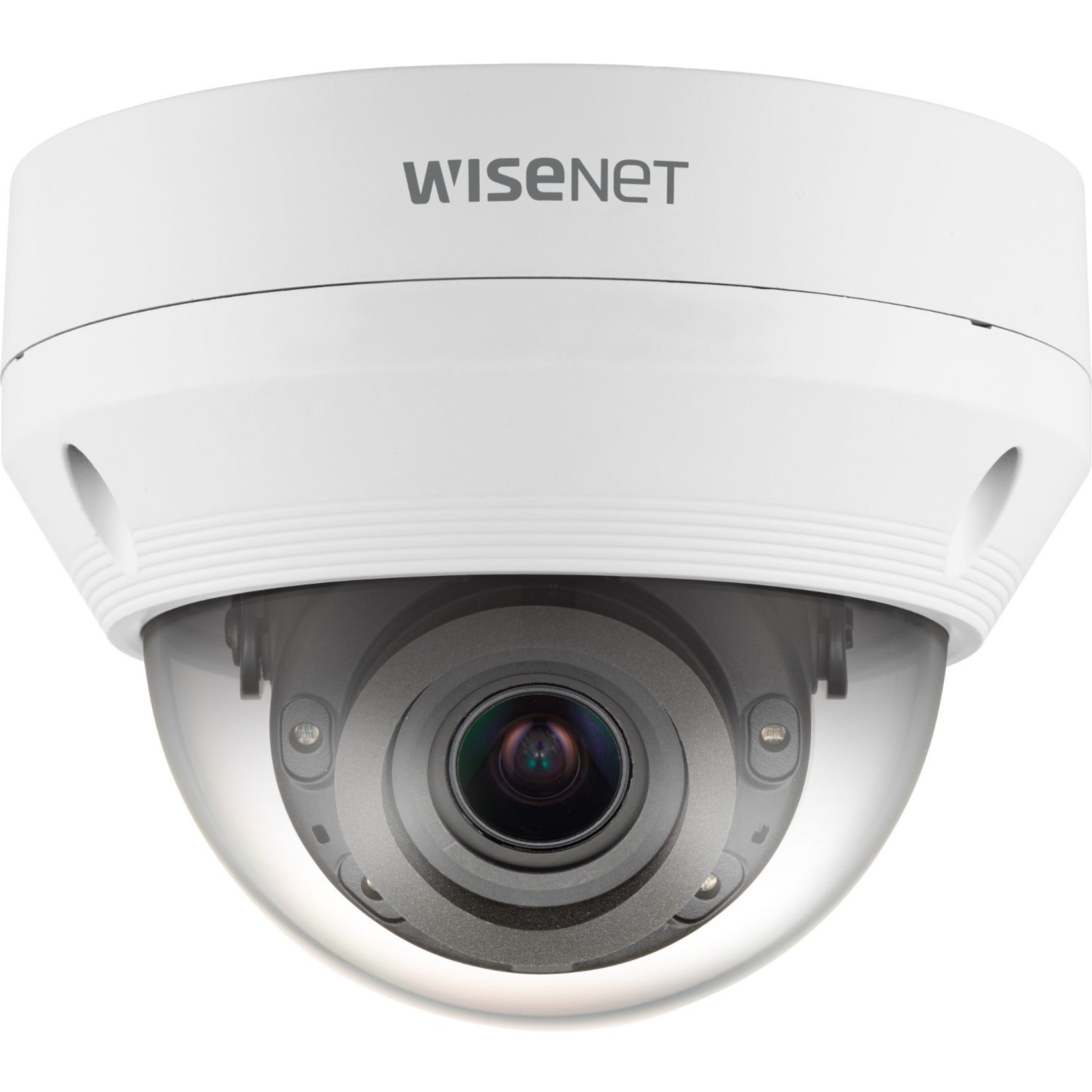 Wisenet QNV-8080R 5M H.265 NW IR Dome Camera, 5 Megapixel HD, 3.1x Zoom, IP66, IK10