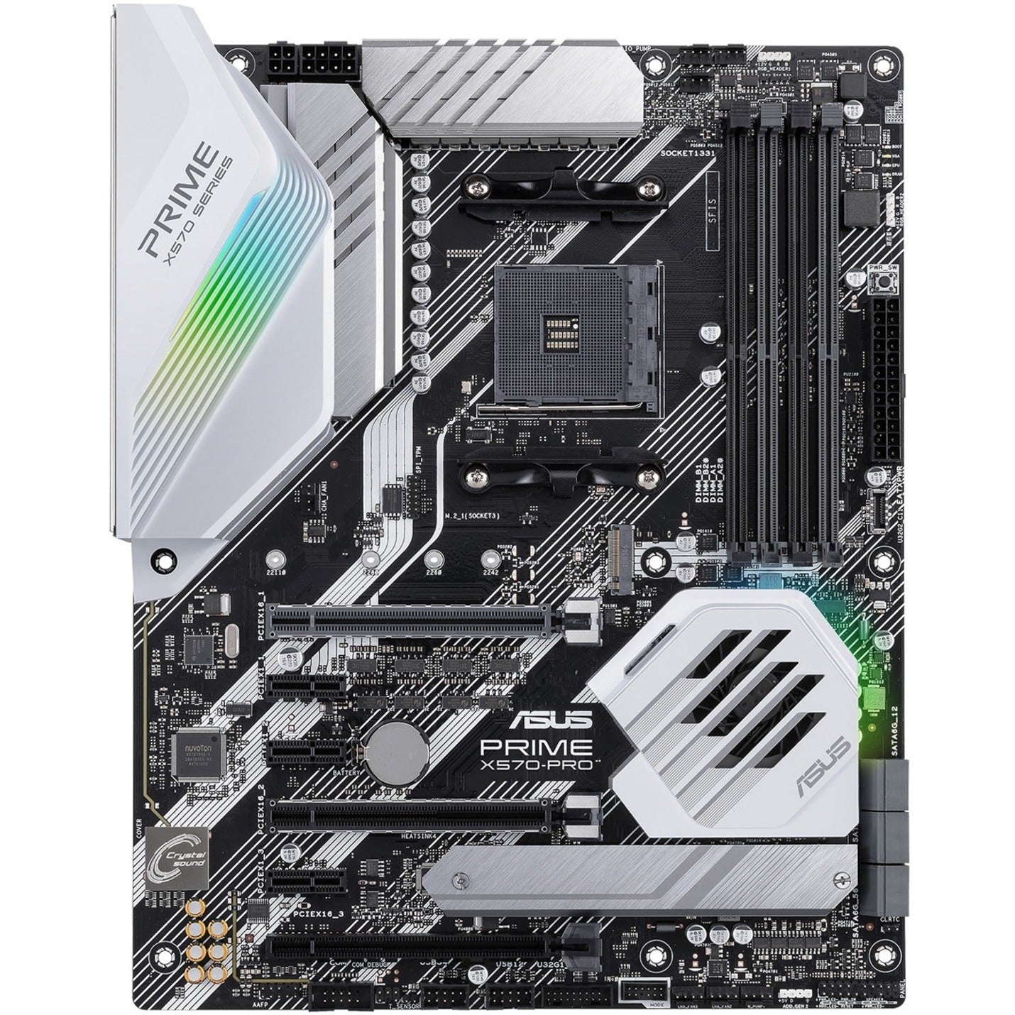 Asus PRIME X570-PRO AMD RYZEN 3 AM4 PROCESSORS DUAL M.2 USB 3.2GEN2 &AURA SYNC RGB Motherboard