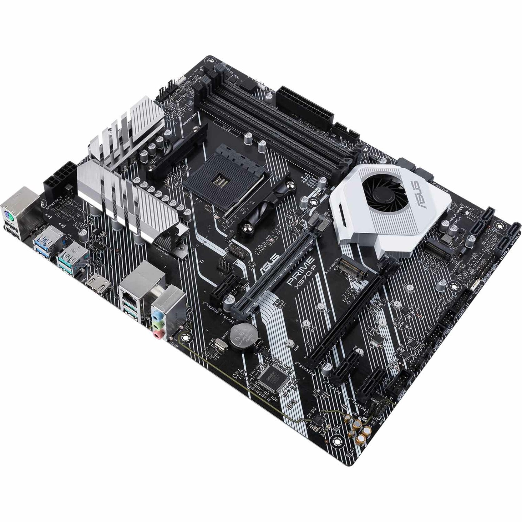 Asus PRIME X570-P Desktop Motherboard, AMD Ryzen 3 AM4 Processors w Dual M.2 USB 3.2 Gen 2 & AuraSync
