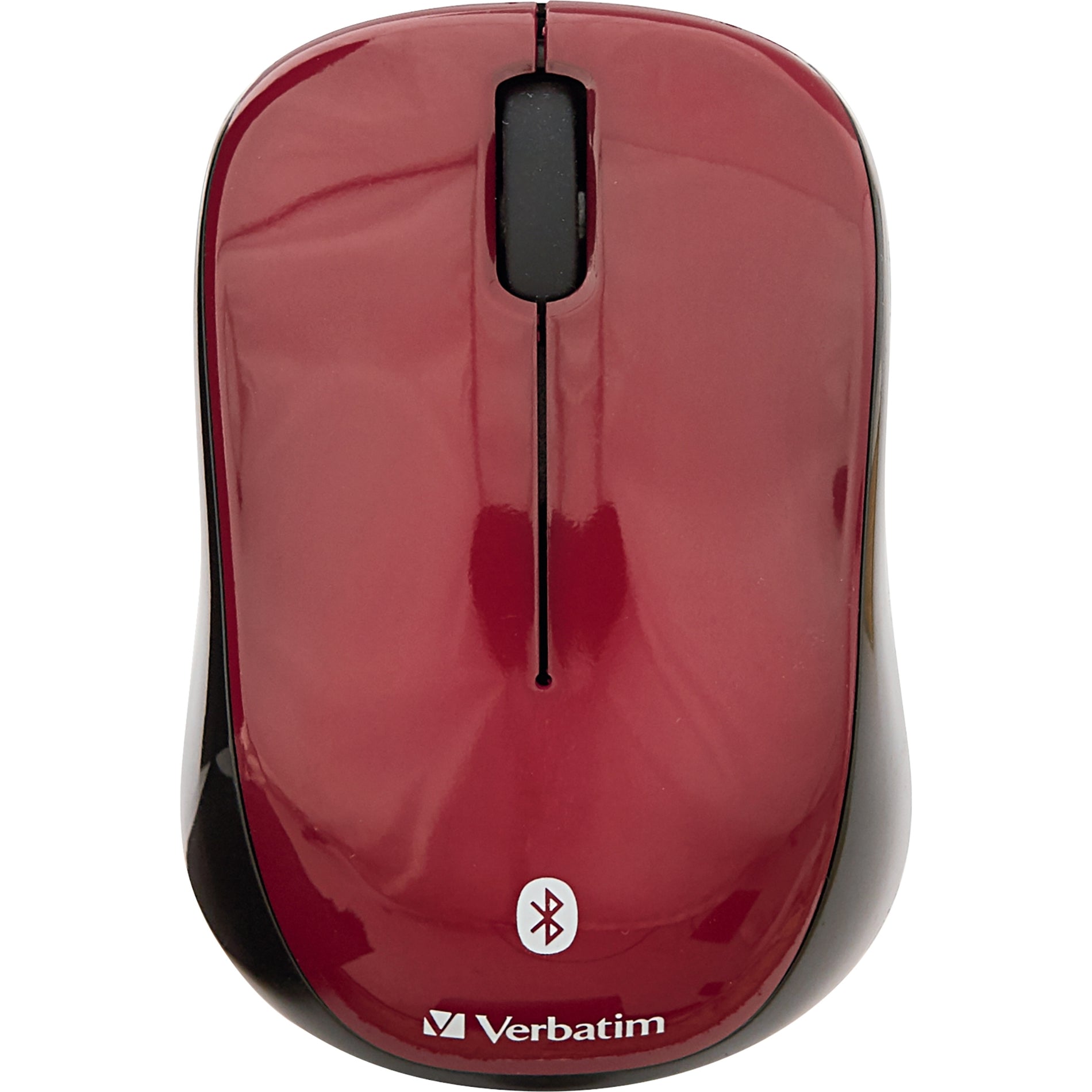 Verbatim 70240 Bluetooth Multi-Trac LED Tablet Mouse, Wireless Garnet Mouse with Blue LED, 1600 DPI