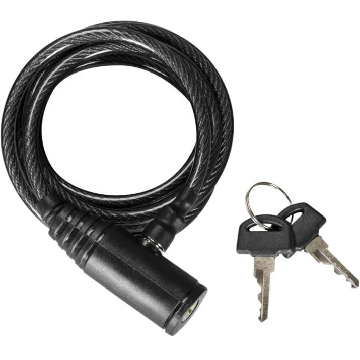 Vosker V-CB-LOCK 6 Fuß Kabelschloss für Kamera oder Sicherheitsbox Schlüsselschloss 2 Schlüssel inklusive