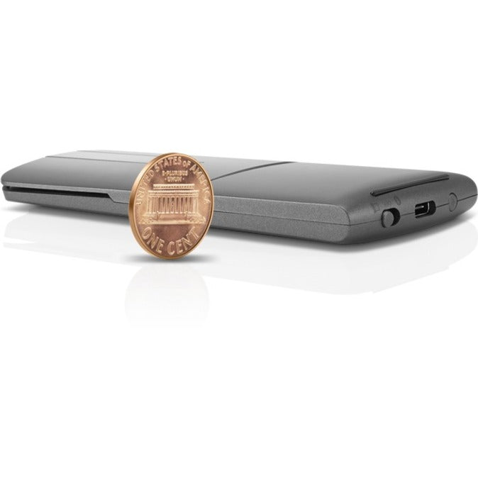 Lenovo 4Y50U59628 YOGA Mouse with Laser Presenter, Bluetooth/Radio Frequency, USB, Iron Gray