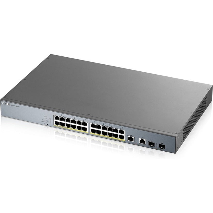 ZYXEL GS1350-26HP 24-Port Gigabit PoE+ L2 Web Managed Switch 375W Leistungsbudget