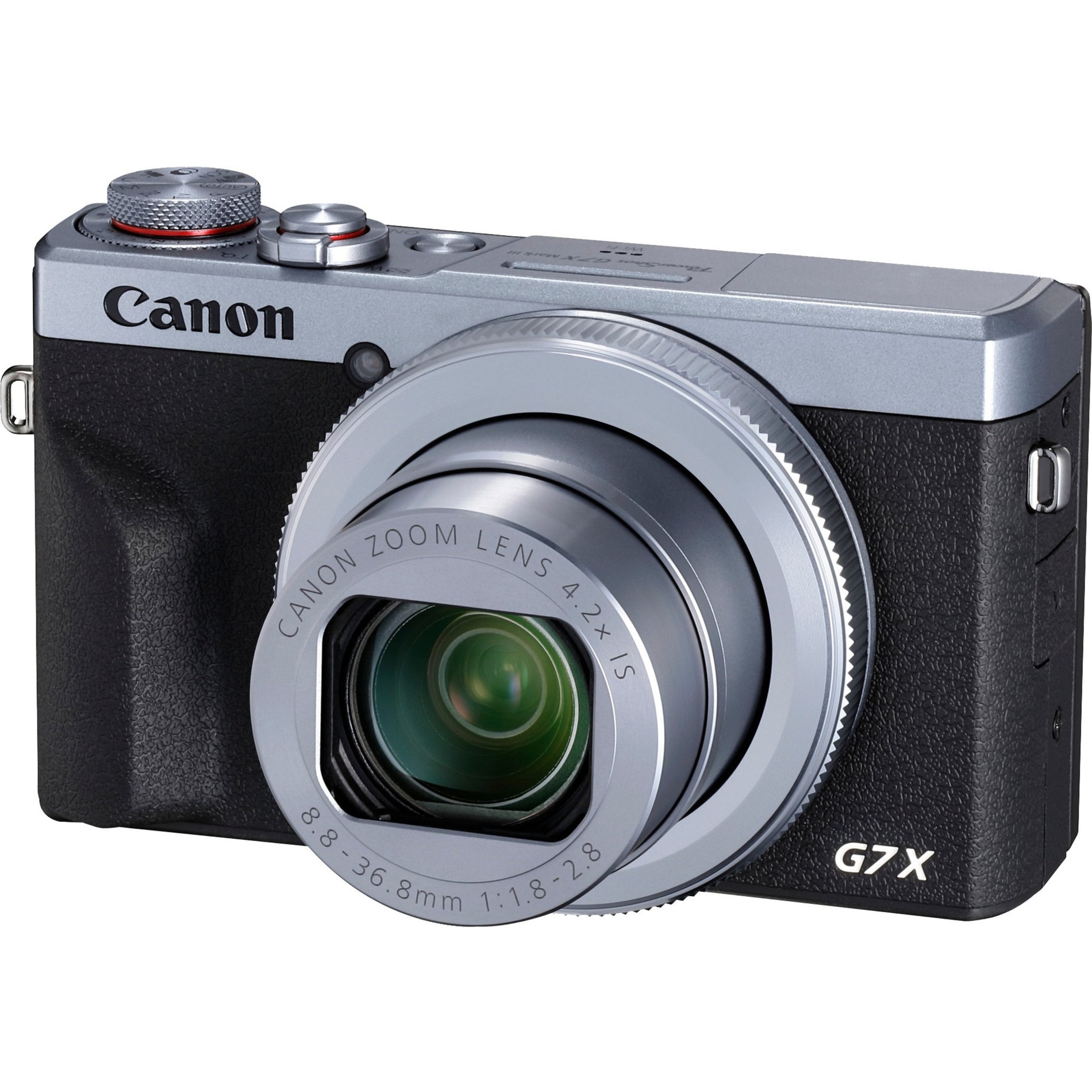 Canon 3638C001 PowerShot G7 X Mark III Compact Camera, 20.1 Megapixel, 4.2x Optical Zoom, 4x Digital Zoom, Silver