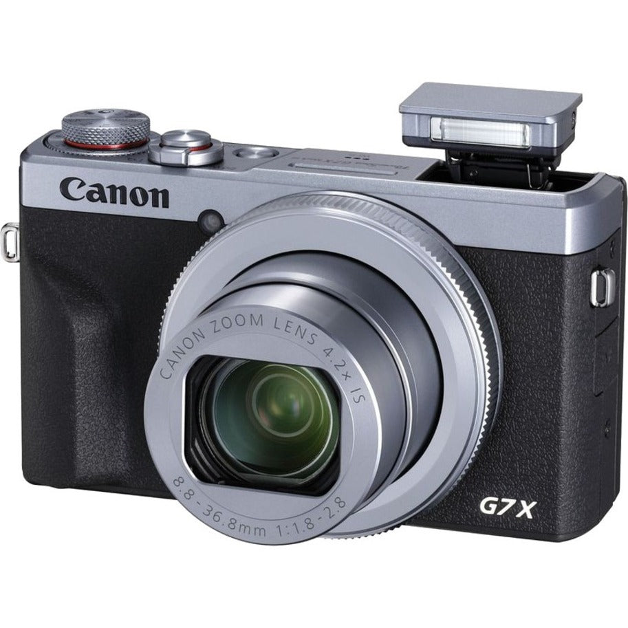 Canon 3638C001 PowerShot G7 X Mark III Compact Camera, 20.1 Megapixel, 4.2x Optical Zoom, 4x Digital Zoom, Silver