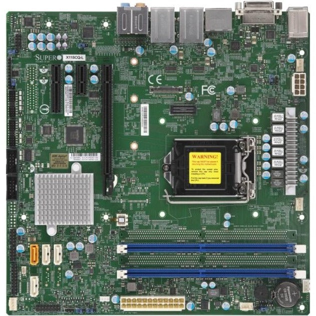 Supermicro MBD-X11SCQ-L-O X11SCQ-L Workstation Motherboard, LGA1151 H310 DDR4 MATX VGA 2X1GBE 4XSATA RETAIL IN