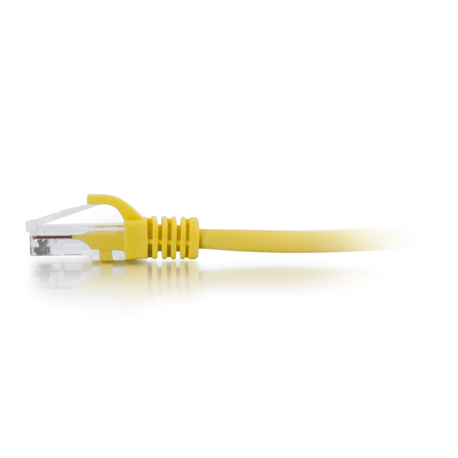 C2G 50742 2ft Cat6a Snagless Unshielded (UTP) Network Patch Ethernet Cable, 10 Gbit/s Data Transfer Rate, Yellow