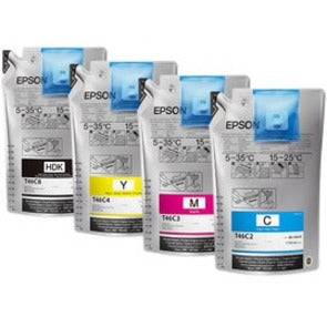 Epson T46C T46C320 6 x 1000 mL Magenta UltraChrome DS Ink Packs, Dye Sublimation Ink Refill Kit