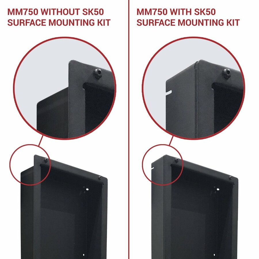 MantelMount MM750 Pro Series Pull Down TV Mount Full Motion 25° Swivel 125 lb Load Capacity